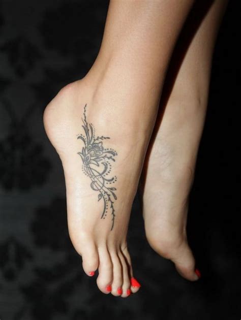 meaningful side foot tattoos